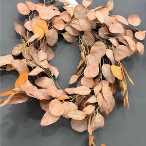 Autumn Leaf Wreath - Orange